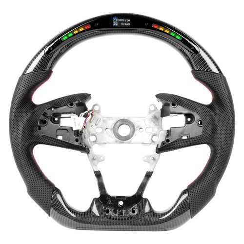 Real carbon fiber led steering - carbon,