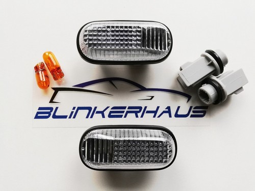 White side indicators honda - white,