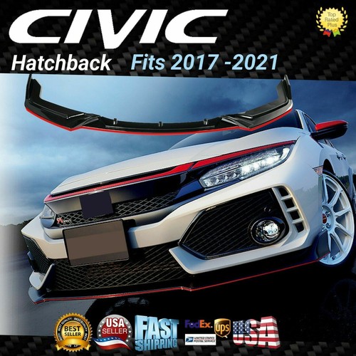 Front bumper lip gloss black - bumper,