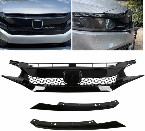 Front bumper mesh grille - mesh,