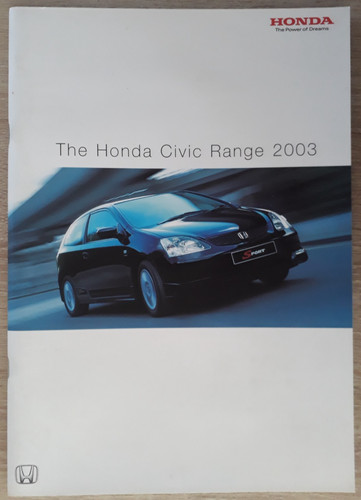 Honda civic range - honda, brochure