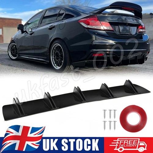 Black rear bumper - bumper, splitter