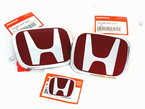 3pcs red front rear type - h,