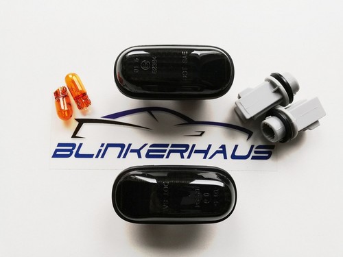 Black side indicators - black, honda